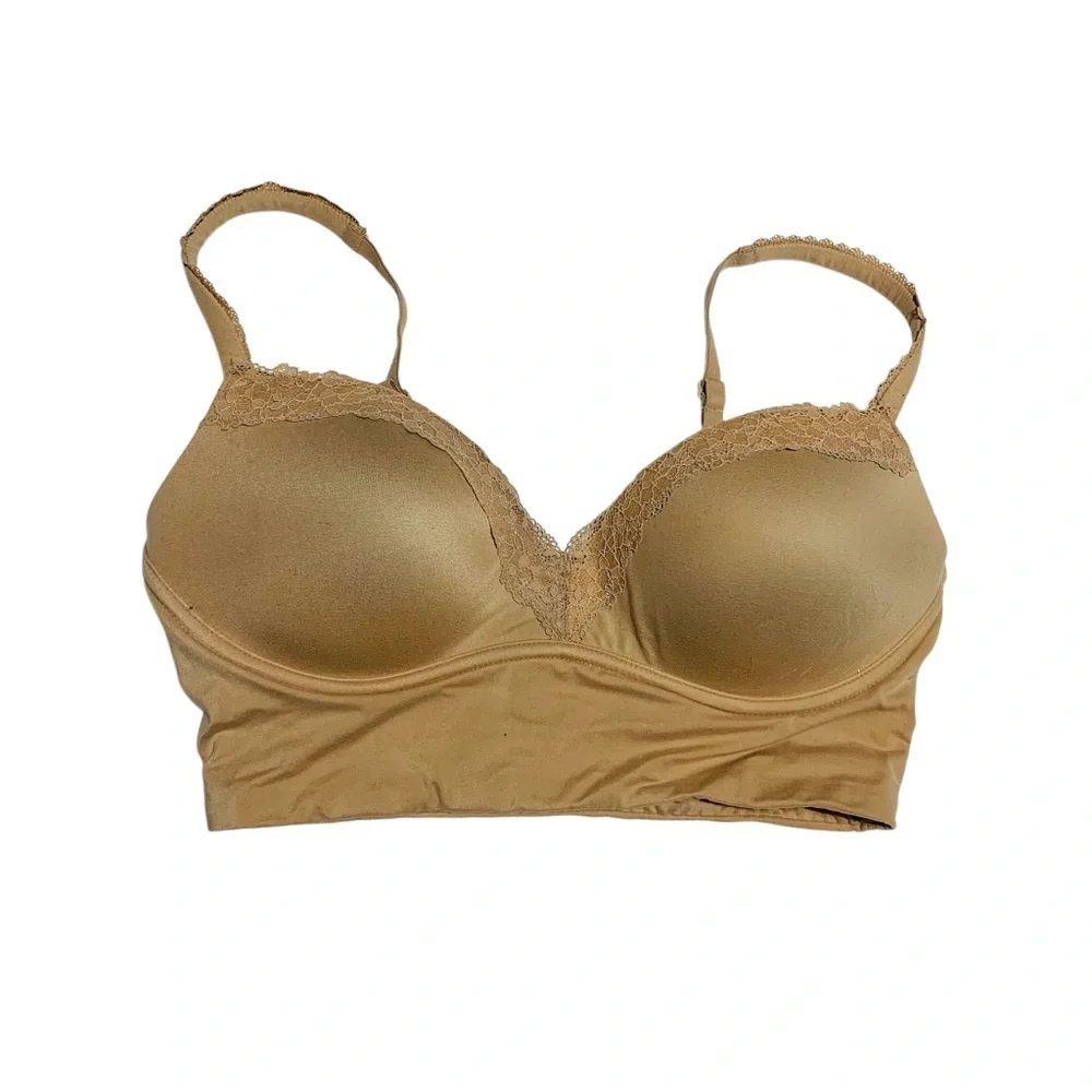 Victoria's Secret Tan Wireless Seamless Bra with Adjustable Straps - Picture 1 of 5